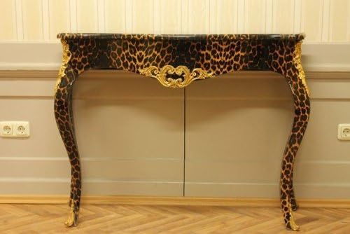 baroque consol table leaved gold antique style collonial style AlKs0002Leo