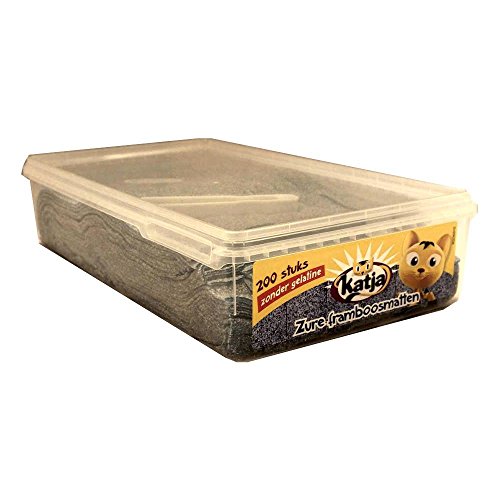 Katja Zure framboosmatten 200 Stck. Box (Saures Fruchtgummi Himbeere) Katja Zure framboosmatten 200 Stck. Box (Saures Fruchtgummi Himbeere)