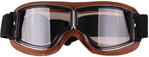 Aooaz Motorcycle Goggles Riding Padded Glasses Adjustable Strap
