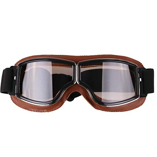 Aooaz Motorcycle Goggles Riding Padded Glasses Adjustable Strap