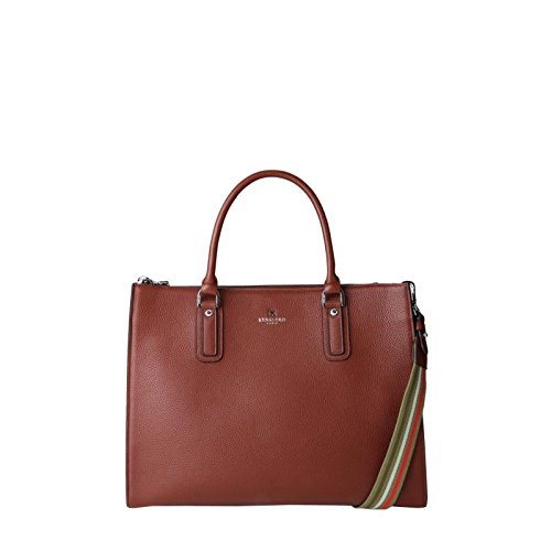 Kesslord Miyou Sac A Main En Cuir De Veau Grainé Chocolat Femme -