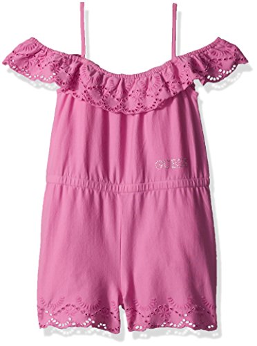 Guess Girls Lace Romper Jumpsuit - Purple -