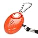 Produktbild tiiwee Taschenalarm Panikalarm Selbstschutz 130dB mit LED Licht - Farbe Orange