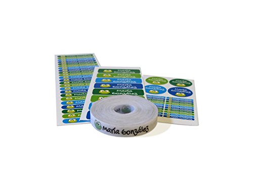 Pack 155 etiquetas para marcar ropa  100 Etiquetas de tela para marcar ropa   55 etiquetas adhesivas para marcar objetos Etiquetas para ropa etiquetas colegio