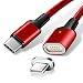 Produktbild LAMA Magnetisches USB C Ladekabel [1,8M 5A] Magnet Datenkabel für Typ C Laptop MacBook Air Pro Huawei MateBook X Pro X D E Lenovo und Phone Samsung S8 S8+ S9 S9+, Huawei P10 P20 Pro, HTC 10, Moto Z