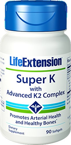 Life extension super K with Advanced K2 Complex 90 Softgels