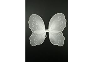 LIFE IS GOOD Fairy wings Child's White size: approximately 22x20cm