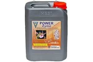 Fertilizante Estimulador Hesi Power Zyme Hongo Alimento Crecimiento para Cultivos de Cannabis y Marihuana. Mejora su Crecimiento y Floración. Aditivo. Producto CE. 5Litro