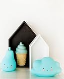 A little lovely company – Nachtlampe Nachtlicht – Birne, Pear – Mini pear light – Farbe: Blau - 3