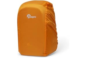 Lowepro Imperméable AW Medium avec Tissus Recyclés, Housse Imperméable à la Pluie pour Sac Photo, Housse de Sac à Dos