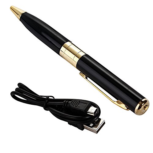 eyeCam EC15&nbsp;Bol&iacute;grafo C&aacute;mara Oro/Negro, USB Stick Bol&iacute;grafo con mini c&aacute;mara videoc&aacute;mara c&aacute;mara digital eyeCam, Spy Camera, bol&iacute;grafo esp&iacute;a