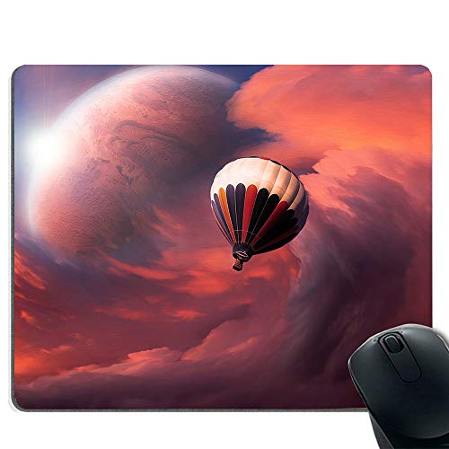 Preisvergleich Produktbild Air-Wasserstoff-Ball-Spiel-Mauspad, Computertastatur-Mauspad-Mauspad, rutschfeste Gummibasis, robuste Nähkante