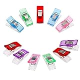 Uso: utiliza este artículo para sujetar el borde de dos capas de tela para evitar que se desajuste. Ideal para encuadernación, reemplazo perfecto para agujas con cabeza, ya no tienes que preocuparse de clavarte agujas.