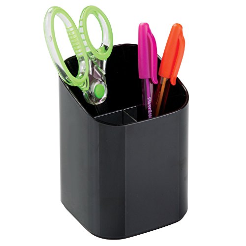 InterDesign 30693EU Bleistiftbecher für Büro oder Schreibtisch, schwarz - 3