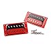 Price comparison product image 2pcs GMC01 Guitar Pickup Set Guitar Humbucker Pickup Bridge with Screws (Red)