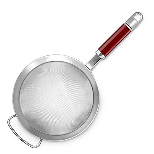 KitchenAid KGEM3116ER Maschensieb, Edelstahl, 23 x 7 x 23 cm, empire rot