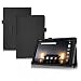 Produktbild TrekStor SurfTab theatre 13.3'' Hülle Case iBetter Slim Fit Folio Premium PU Kunstleder Schutzhülle Tasche Etui Smart Cover mit Ständerfunktion für TrekStor SurfTab theatre 13.3'' Tablet-PC (Schwarz)
