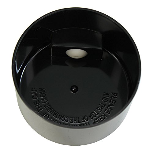 Tightvac 3-Ounce Vacuum Sealed Dry Goods Storage Container, Black Body/Cap - 3