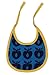 Smafolk Bib with Small Apples Bib (Turquoise, One Size)