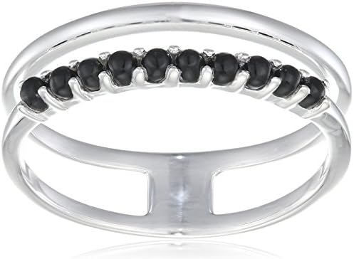 Elements SilverWomen Round Agate Ring