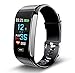 Price comparison product image New 2018 Fitness Tracker. Napperbands' Latest Stylish Activity Watch Boasts GPS, Heart Rate Monitor, Blood Pressure, Sleep Tracking, Calorie Counter, Find Phone and More! iPhone - Google - Android (Black)