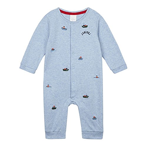 Designer Babies Light Blue Boat Patterned Sleepsuit 6-9 Months