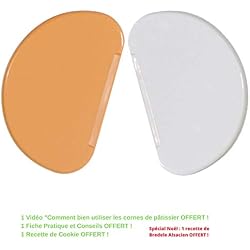 Corne Patisserie[ 2 Souple et Rigide]Garantie 2 Ans|Parfait pour Pâtisserie Boulangerie Cul de Poule et Limiter la Perte de Marchandise[Corne de Patissier]1 recette de Cookie |