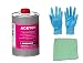 Produktbild Aceton schnell flüchtiges Reinigungsmittel zum entfetten inklusive Microfasertuch und Nitrilhandschuhe von E-Com24 (500 ml)