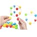 Fajiabao Birthday Gifts for Kids 36 Pcs Children's Boys Girls Mushrooms Nails Multivariant Creative Assembles Toy Educational Toys Ball Blocks Puzzle Changeable Toy