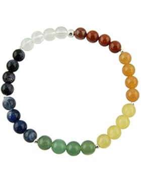 Chakra Armband, Herzchakra Aventurin grün - mit 925er Silber Perle, Heilsteinarmband, Stretcharmband