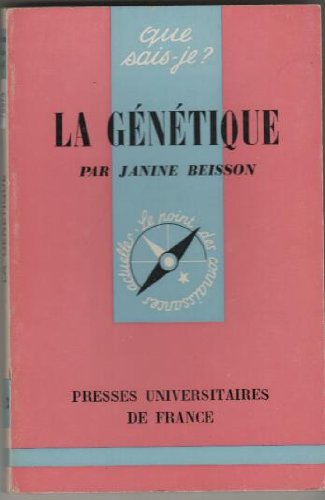 couverture de : La g&eacute;n&eacute;tique