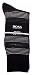 Produktbild Hugo Boss Socken Twopack, 2er Pack, Doppelpack „Finest soft Cotton“ Colour Edition (39-42, Schwarz (Streifen))