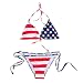 Produktbild Damen Neckholder Bikini Set 2019 TWBB Sexy Flagge Drucken Bikini Sets mit Verstellbarer Tanga Bikinihose String und Push-up Triangel Bandage Bikini Bikinioberteil Bademode Zweiteiliger Badeanzug