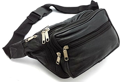 Cervo Unisex Large Real Leather Bum Waist Bag Travel Holiday Money Belt Pouch Change Bumbag RS.449 (49.00% Off) - Amazon
