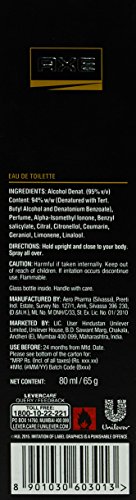 AXE Signature Gold Black Musk and Cedar Wood Perfume, 80ml