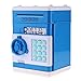 Produktbild Baoblaze Schöne Automatische Elektronische Password Tresor Spardose Sparschwein Münze Papiergeld Sparen Box für Kinder - Blau, C