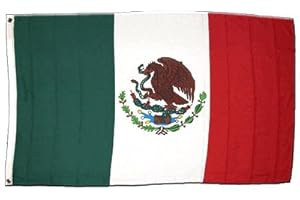 FLAGGENFRITZE Drapeau du Mexique XXL 150 x 250 cm