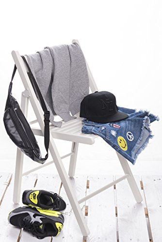 Doris Boutique Fu – PU Leder Damen Herren Neutral Gürteltasche Bauchtasche Hüfttasche Geldbeutel Bikertasche - 5