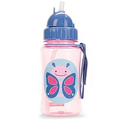 Skiphop Skip Hop -SK-252328- Zoo gourde avec paille Papillon
