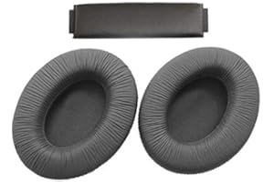 V-MOTA Nauszniki kompatybilne ze słuchawkami Sennheiser HD418 HD428 HD438 HD448 HD419 HD429 HD439 HD449 HD200 pro HD451 HD461i HD471 (poduszka + opaski na głowę 1 zestaw)