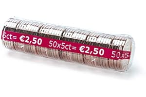 CECONCEPT Monetique L250TC005 Paquet de 250 étuis monnaie 0,05 euro
