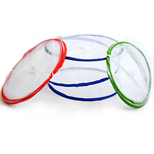 (288) 3Stück Faltbare Lebensmittelabdeckhaube, Abdeckhaube, Haube, Draußen - 3