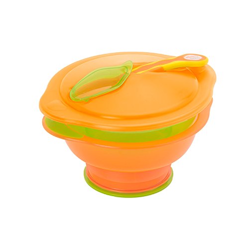 Vital Baby travel suction bowl with lid and spoon (Unbelievabowl Unisex)