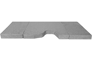 K´FOAM STORE KFoam.es Colchón Plegable Cama Delantera Camper Compatible con Opel Movano, Renault Master, NV400 (+2011) Color Gris