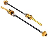 37 Grs MSC Bikes MSC Ultralight Alu7075T6 - Cierres rápidos para Rueda de Ciclismo, Color Oro anodizado