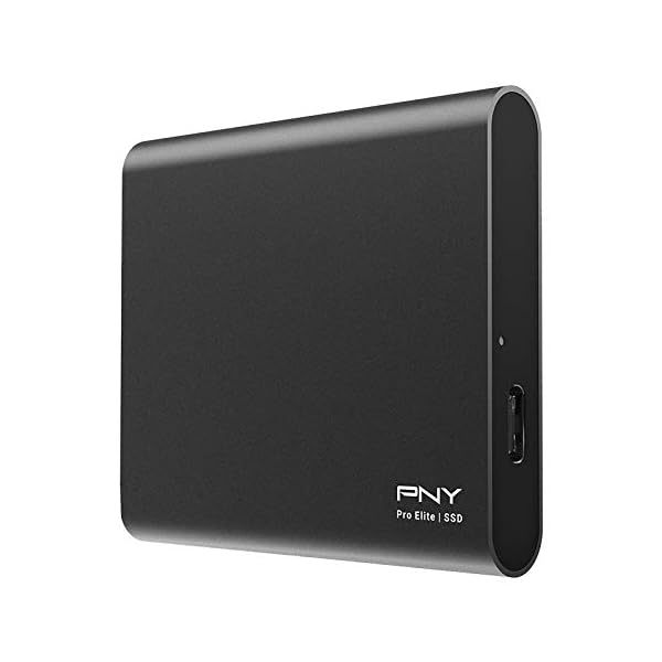PNY SSD portátil Pro Elite USB 3.1 Gen 2 tipo C 1TB