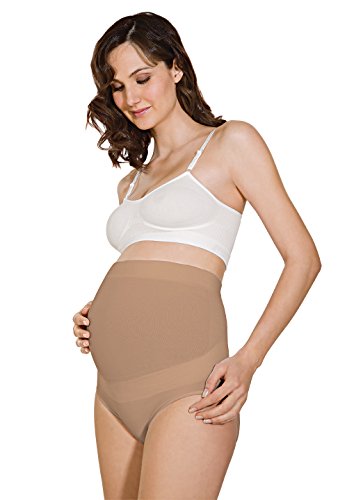 RelaxMaternity 5101 (Beige, S) Bragas para el Embarazo Milk con Bio-Fibra láctea para el Soporte Abdominal premamá