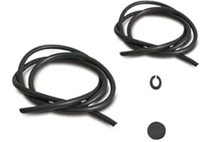 BISOMO SET: 1M Voll Gummi 1M Geschlitzt Schwarz - Simson Schwalbe KR51 EUR 3,75Euro/M