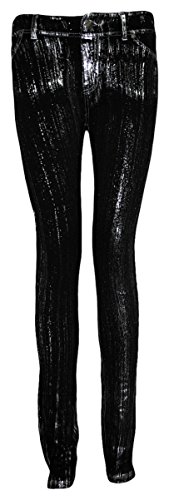 Preisvergleich Produktbild Spiral Gothic Rock Glitter Jeggings, Adult Female, Large, Black