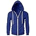 Produktbild Kapuzenpullover Herren,Herren Beiläufig Slim Fit Langarm Reißverschluss Hoodie mit Tasche Outwear Bluse,Binggong Herren Mantel